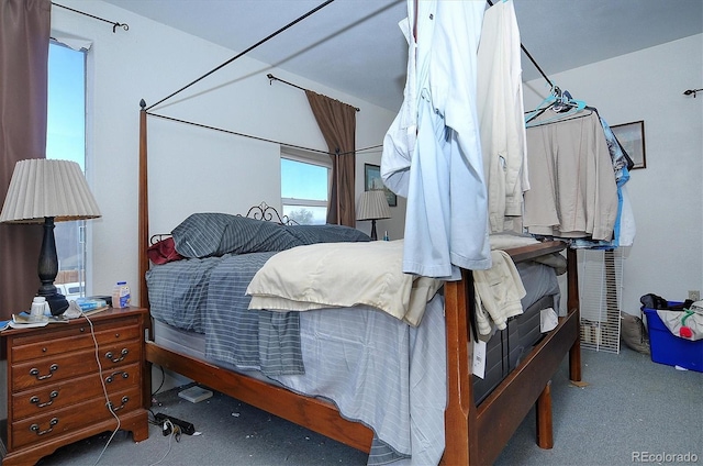 bedroom featuring carpet floors