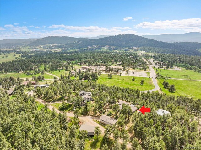 350 Tower Hill Cir, Golden, CO 80401 - aerial view of a mountain backdrop
