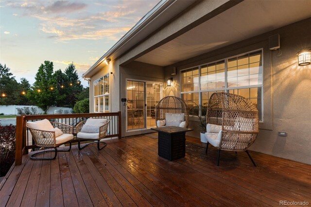 5653 Yank St, Arvada, CO 80002 - view of wooden terrace