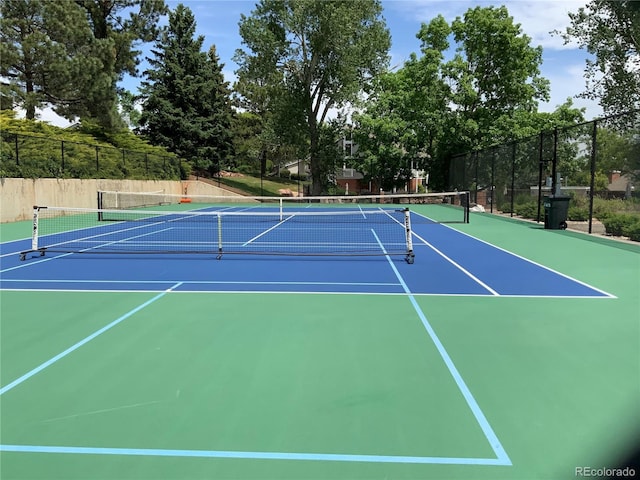 7077 S Knolls Way, Centennial, CO 80122 - view of tennis court featuring community basketball court