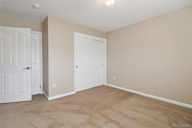 unfurnished bedroom featuring carpet floors