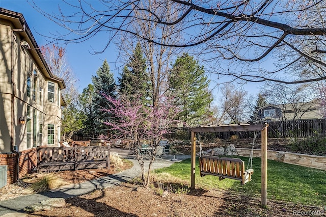 2464 Ginny Way, Lafayette, CO 80026 - view of yard featuring a wooden deck