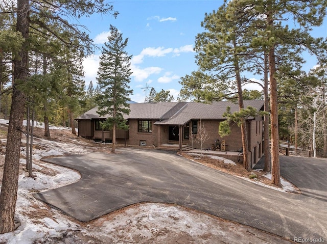 view of front of home