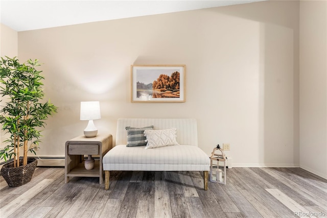 bedroom featuring hardwood / wood-style flooring