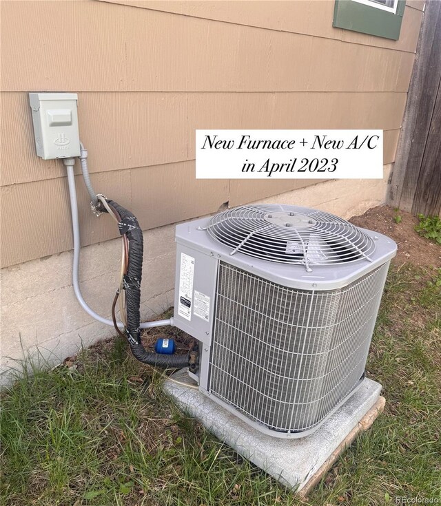 exterior view of cooling unit