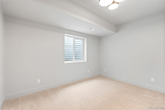 2520 S Cherokee St, Denver, CO 80223 - spare room with light carpet and baseboards