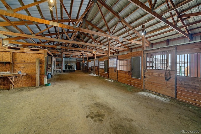 view of stable