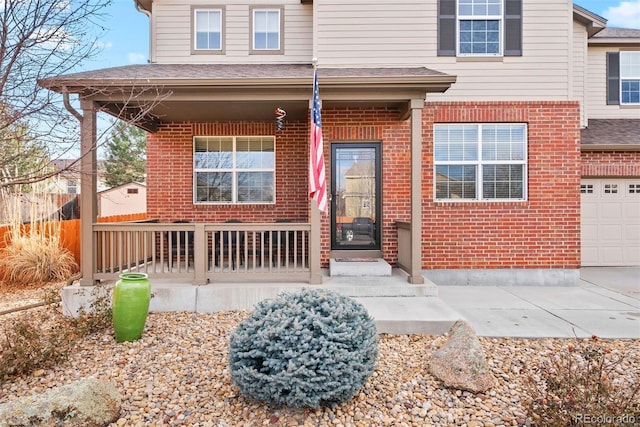 view of front of house with covered porch