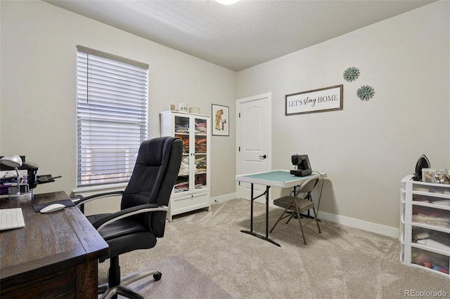 3125 Brunner Blvd, Johnstown, CO 80534 - carpeted home office with baseboards