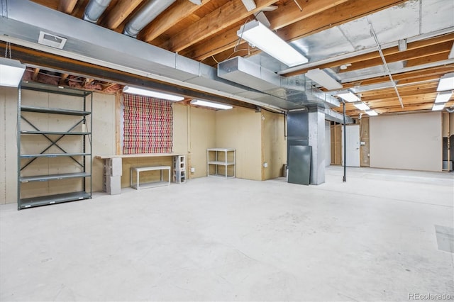11254 E Colorado Dr, Aurora, CO 80012 - unfinished basement with heating unit