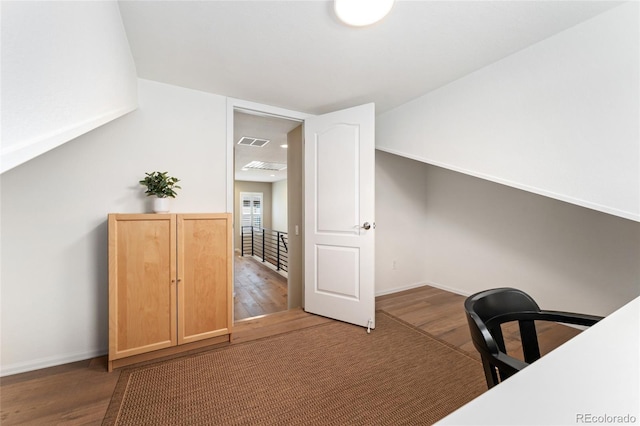 10618 Clearview Ln, Highlands Ranch, CO 80126 - office with wood finished floors and baseboards