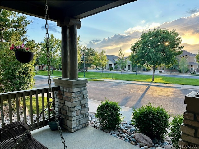 10618 Clearview Ln, Highlands Ranch, CO 80126 - view of covered porch