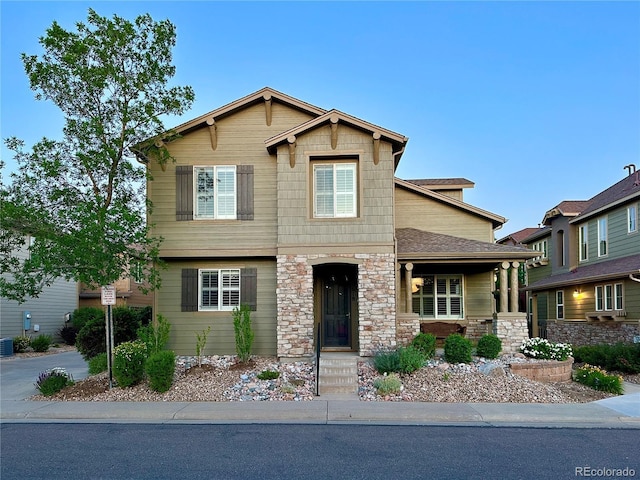 10618 Clearview Ln, Highlands Ranch, CO 80126 - craftsman house with stone siding