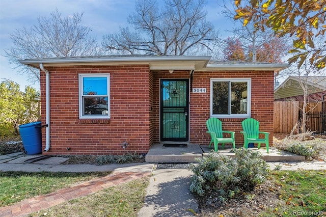 view of bungalow-style home