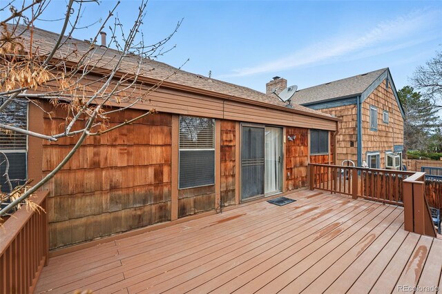 10102 W Ida Ave Unit 214, Littleton, CO 80127 - view of wooden deck