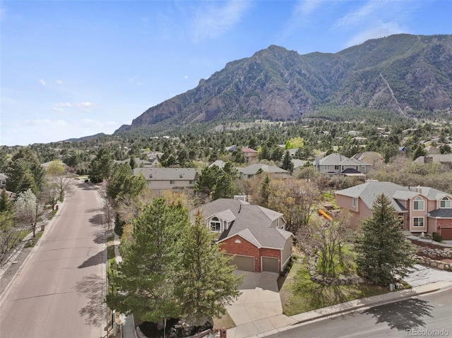 view of property view of mountains