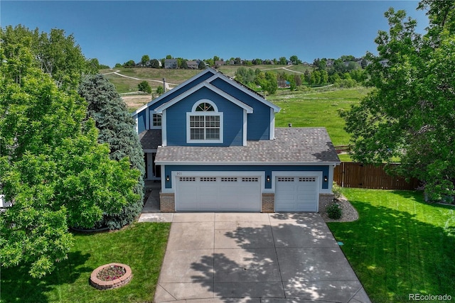 901 Sage Sparrow Cir, Highlands Ranch, CO 80129 - traditional-style home with driveway, brick siding, and a shingled roof