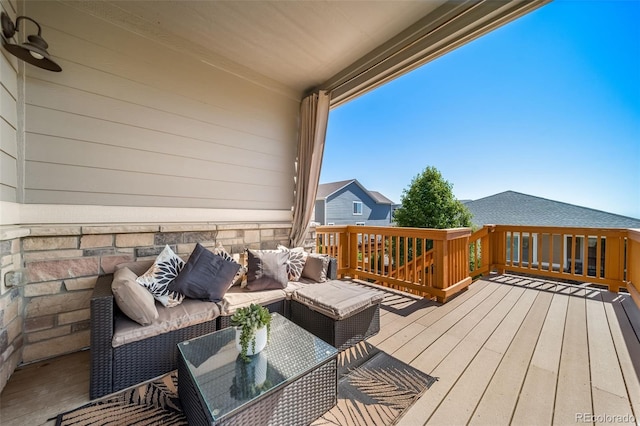 17028 Osage St, Broomfield, CO 80023 - wooden deck featuring an outdoor hangout area