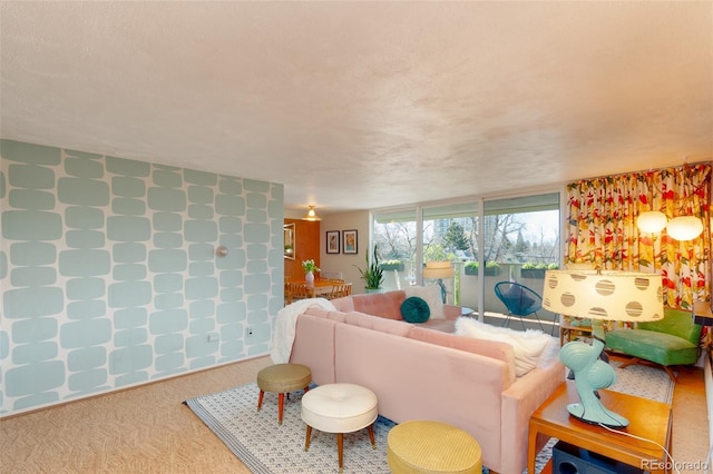 view of living area