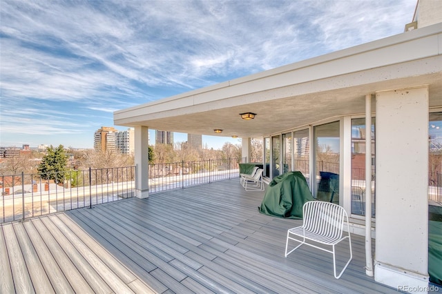 view of deck
