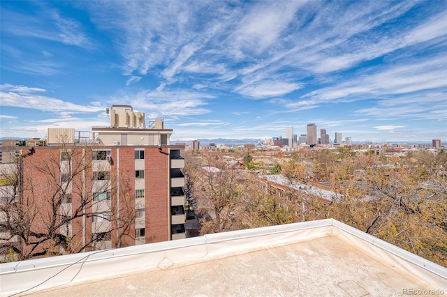 view of property with a city view