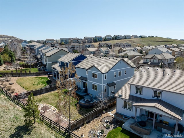2881 Black Canyon Way, Castle Rock, CO 80109 - aerial view with a residential view