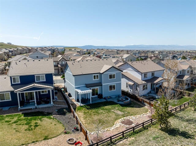 2881 Black Canyon Way, Castle Rock, CO 80109 - drone / aerial view featuring a residential view