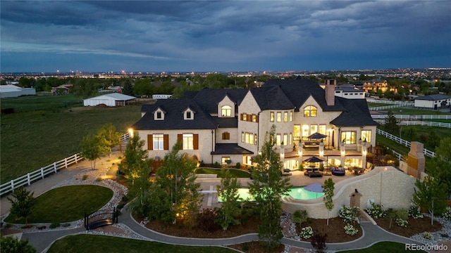 15355 Zuni St, Broomfield, CO 80023 - rear view of house featuring a chimney