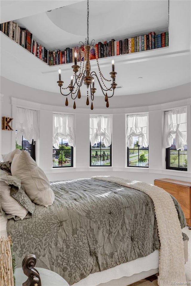 15355 Zuni St, Broomfield, CO 80023 - bedroom with a chandelier