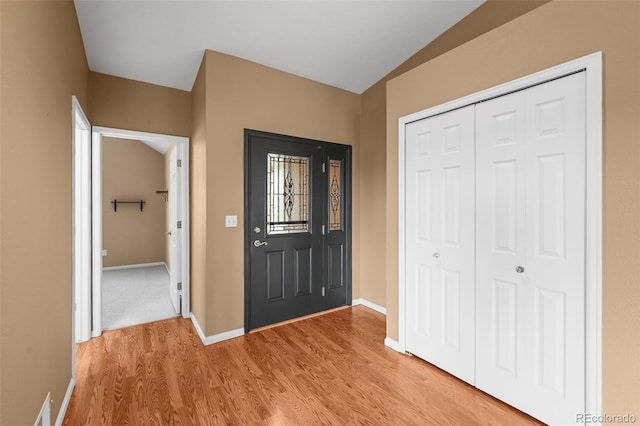 4927 Greenwich Way, Highlands Ranch, CO 80130 - foyer entrance featuring light wood-style floors and baseboards