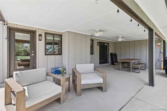 3040 S Dexter Way, Denver, CO 80222 - view of patio / terrace with ceiling fan