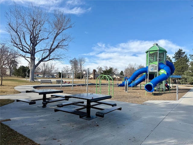 view of community playground