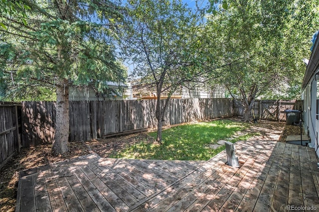 8333 Mummy Range Dr, Fort Collins, CO 80528 - deck with a fenced backyard