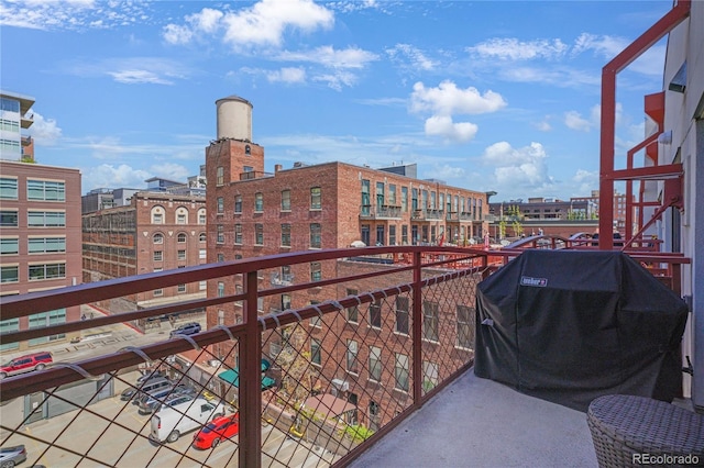 balcony with grilling area