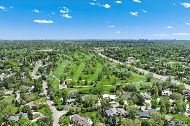 aerial perspective of suburban area