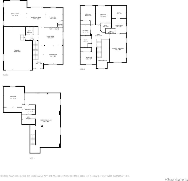 26072 E Fremont Pl, Aurora, CO 80016 - view of home floor plan