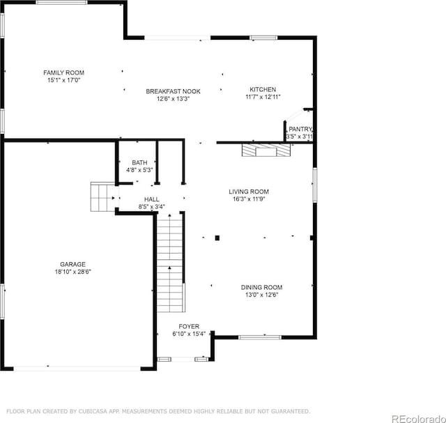 26072 E Fremont Pl, Aurora, CO 80016 - view of floor plan / room layout