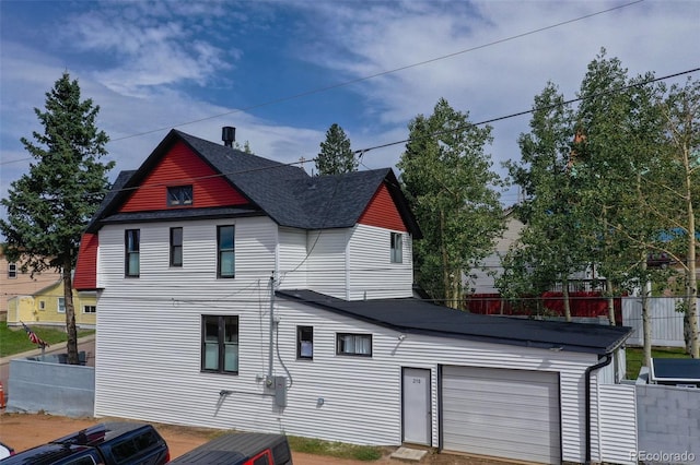 view of rear view of house