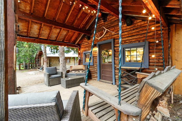 1634 Caribou Rd, Nederland, CO 80466 - view of wooden deck
