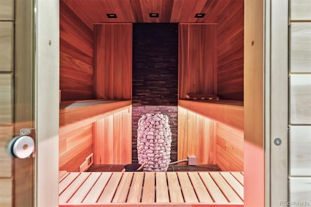 view of sauna / steam room