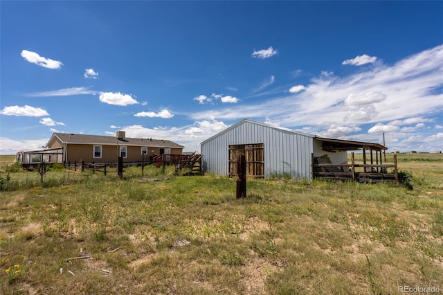 7855 Edison Rd, Yoder, CO 80864 - view of pole building