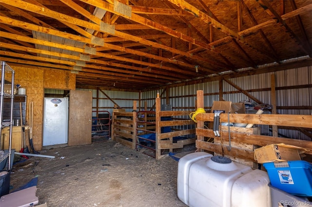 7855 Edison Rd, Yoder, CO 80864 - view of garage