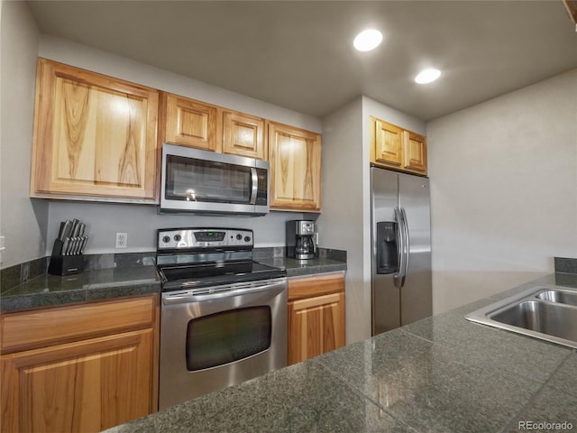 kitchen featuring sink and stainless steel appliances