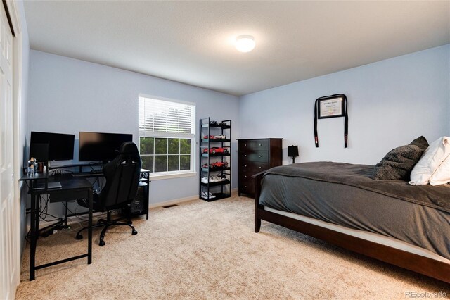 2959 W 110th Pl, Westminster, CO 80234 - bedroom featuring carpet, an office area, and baseboards