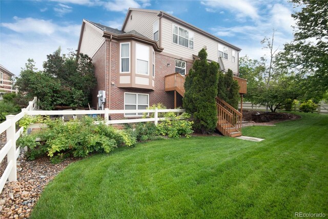 2959 W 110th Pl, Westminster, CO 80234 - rear view of property with brick siding