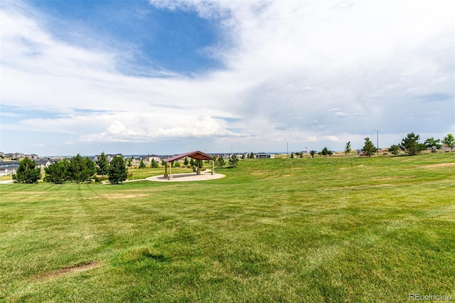 17490 W 94th Dr, Arvada, CO 80007 - view of green lawn featuring a gazebo