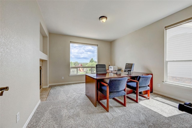 4864 Harness Ct, Parker, CO 80134 - carpeted office with baseboards