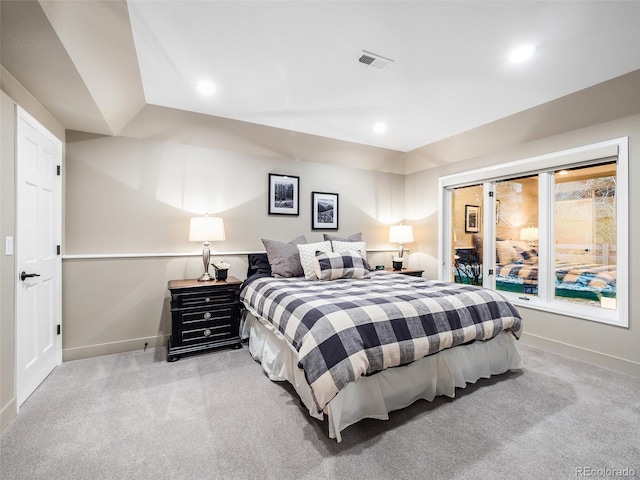 62 N Ranch Rd, Littleton, CO 80127 - bedroom with carpet flooring, baseboards, and recessed lighting