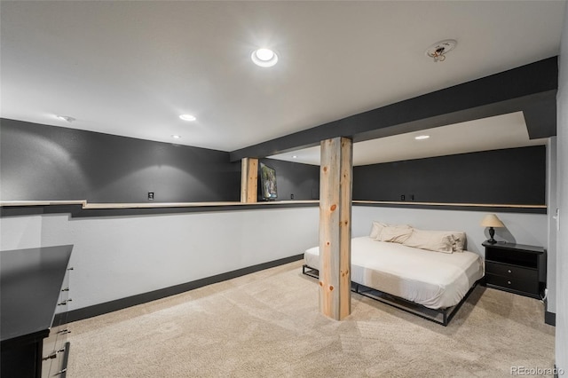 915 N Kearney St, Denver, CO 80220 - bedroom with carpet flooring, recessed lighting, and baseboards