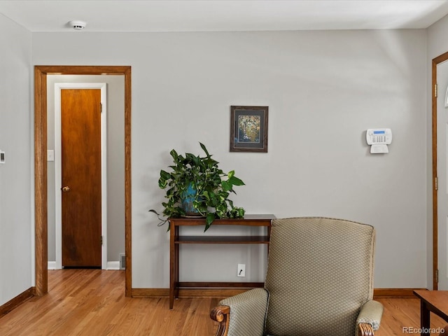 1827 S Fairfax St, Denver, CO 80222 - office area with wood finished floors and baseboards